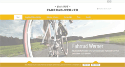 Desktop Screenshot of fahrrad-werner.de